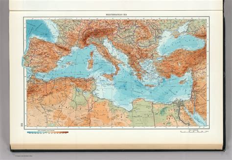 101. Mediterranean Sea. The World Atlas. - David Rumsey Historical Map Collection