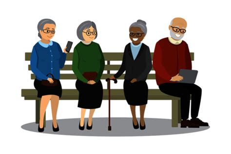 Old People Sitting Png Transparent Images Free Download Vector Files