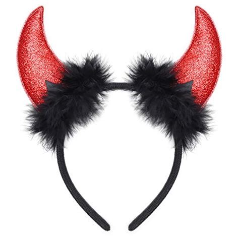 Best Red Devil Horns Headband