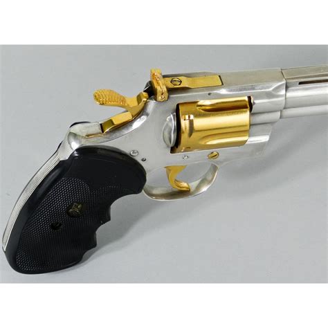 Silver And Gold Plated Colt Python