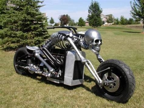 Wow Amazing And Interesting Skeleton Motorcycle