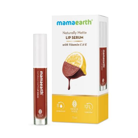 Buy Mamaearth Naturally Matte Lip Serum Matte Liquid Lipstick with