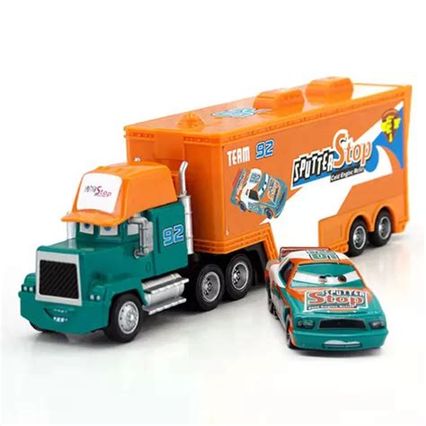 Mattel Disney Pixar Cars No92 Sputter Stop And Hauler Truck Diecast Toys
