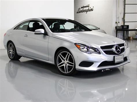 20 city / 28 hwy. 2014 Mercedes Benz E350 4Matic Coupe