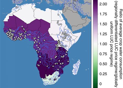 Projected Vulnerabilities Of African Regions The Map Shows African
