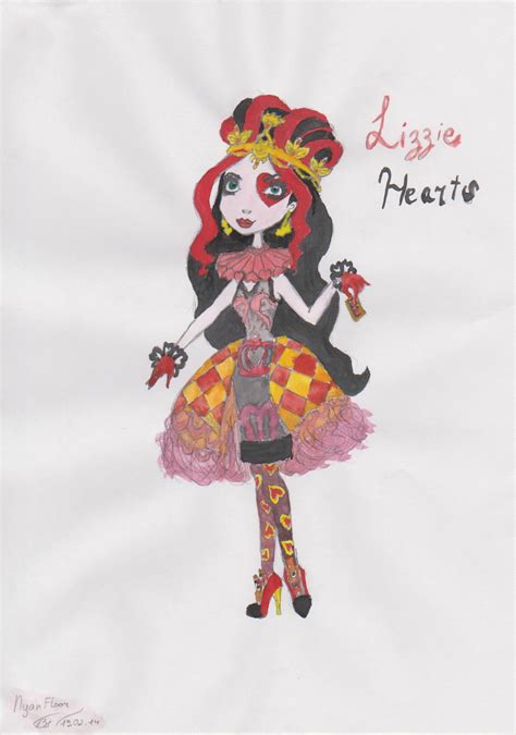 Now, here is the 1st picture: Lizzie Hearts (in color) ~ Ever After High by NyanFloor on ...