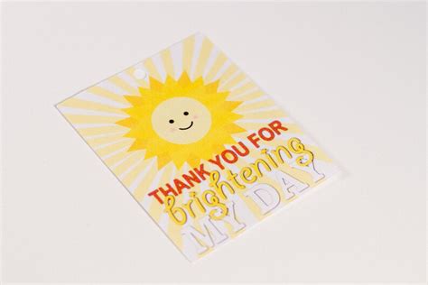You Are My Sunshine Thank You Tags Set Of 20 Etsy