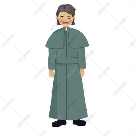 Priests Clipart Transparent Background Smiling Priest Clipart Smiling