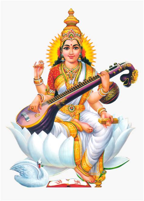 Saraswati Mata Hd Wallpaper Download High Resolution Saraswathi Devi Hd Png Download
