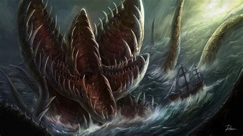 Kraken Monsters Hd Wallpaper Rare Gallery