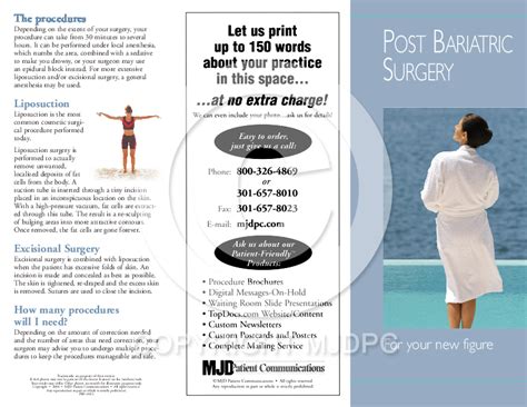 Mjd Patient Communications Post Bariatric Surgery For Your New Figure