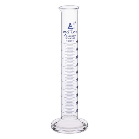 Buy Graduated Cylinder 100ml Class A Tolerance ±050ml Round Base