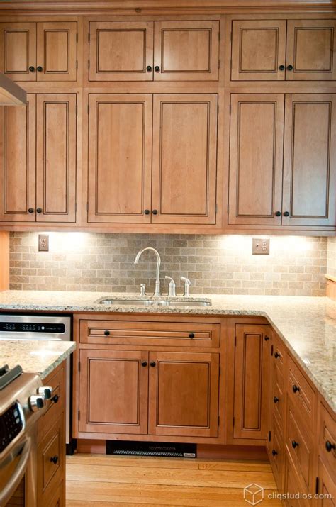 Maple is a popular choice for kitchen cabinets. Fairmont inset kitchen cabinets - Maple Caramel Jute Glaze ...