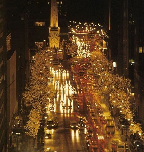 Michigan Avenue Magnificent Mile Chicago Christmas Chicago