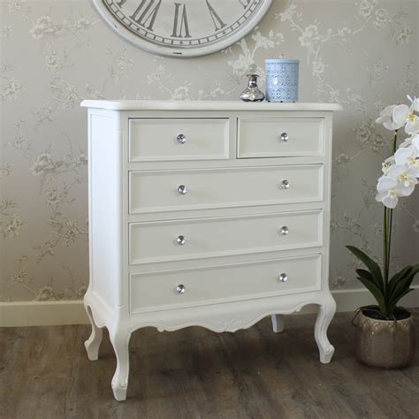white bedroom furniture chest  drawers pair  bedside tables