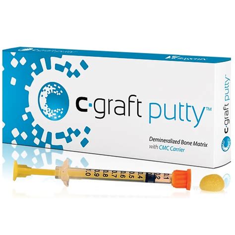 10cc Dbm C Graft Putty In Syringe Predictable Surgical Technologies