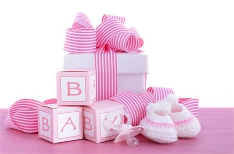 Baby Shower Its A Girl Pink T ⬇ Stock Photo Image By © Amarosy