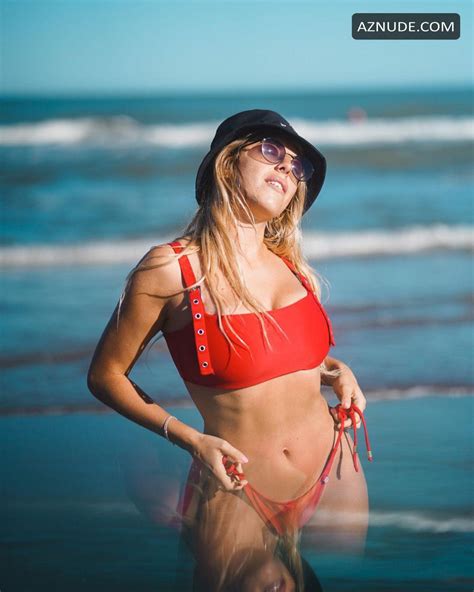 Nati Jota Sexy Hot Red Bikini Photoshoot From Social Media Aznude