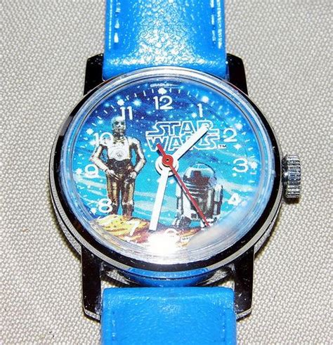 Vintage Star Wars Swiss Made Mechanical Wind Watch Featuring C 3p0