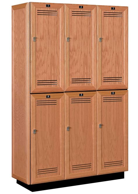 Vented Wood Club Lockers By All Wood Lockers Wood Lockers Tall