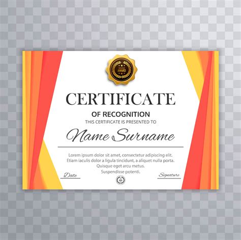 Sales Certificate Template