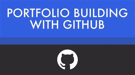 Using Github To Build Your Portfolio Learn Web Development Now Youtube