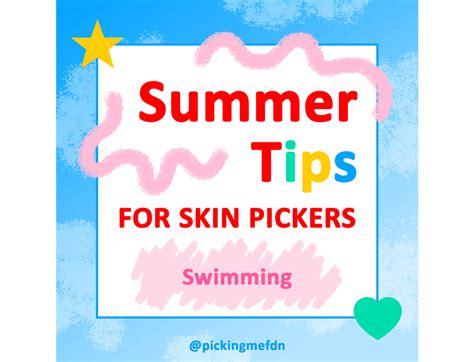 Summer Tips For Skin Pickers Swimming