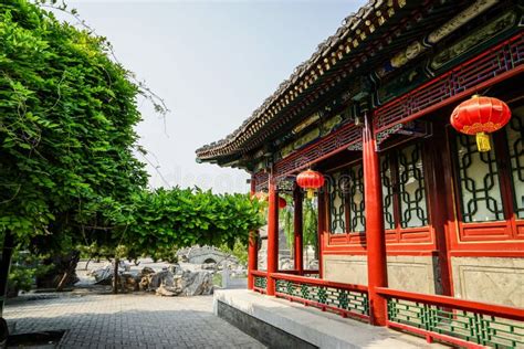 Historic Traditional House Of Beijing China Stock Image Image Of