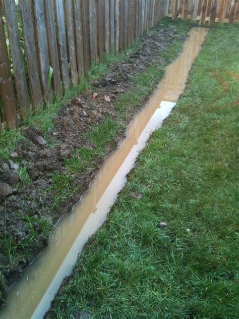 If anything, the drainage worked too well. Backyard drainage diy | Outdoor furniture Design and Ideas