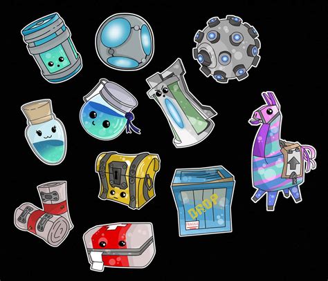 Fortnite Stickers By Me By Lzccreations On Deviantart