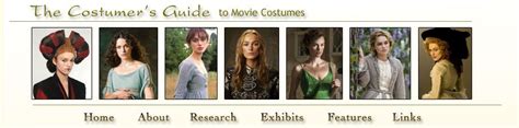 The Costumers Guide To Movie Costumes Movie Costumes Movies Costumes
