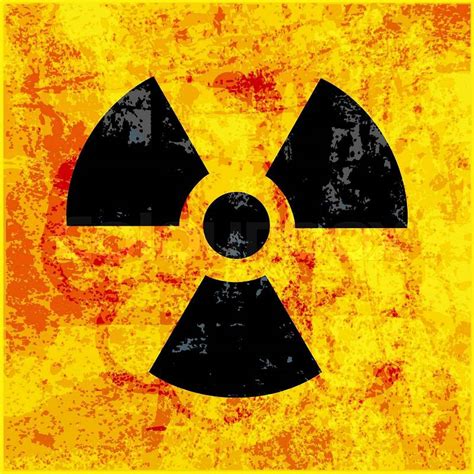 Radioactivity Symbol On Grungy Stock Photo Colourbox