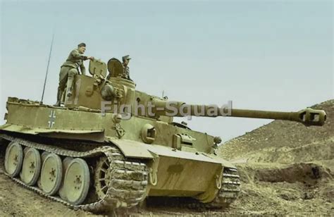 Ww Picture Photo Tunisia German Tank Tiger Ausf Panzer
