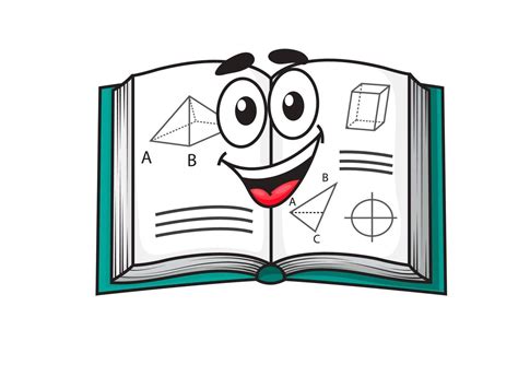 Libro De Texto Escolar De Dibujos Animados Sonriente Feliz 11522893