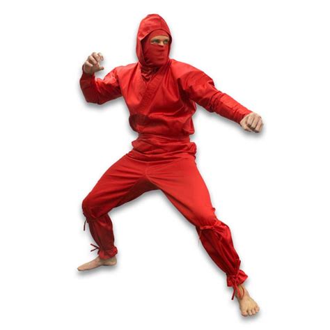 Red Ninja Uniform Red Ninjutsu Gi Awesome Ninja Costumes