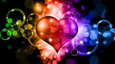 Colorful Hearts Wallpaper 66 Images