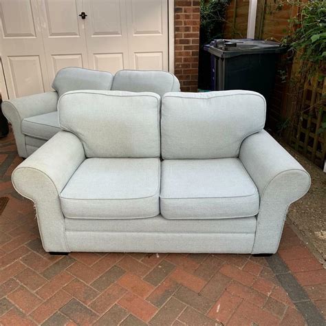 Free Two Small Two Seater Pale Blue Sofas In Newmarket Suffolk Gumtree