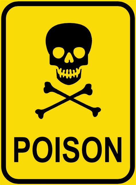 Poison Signage Clipart Best