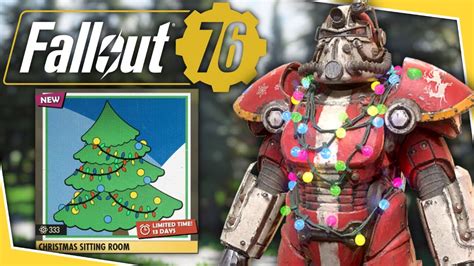 Fallout 76 Atomic Shop Update Christmas Sitting Room Bundle YouTube