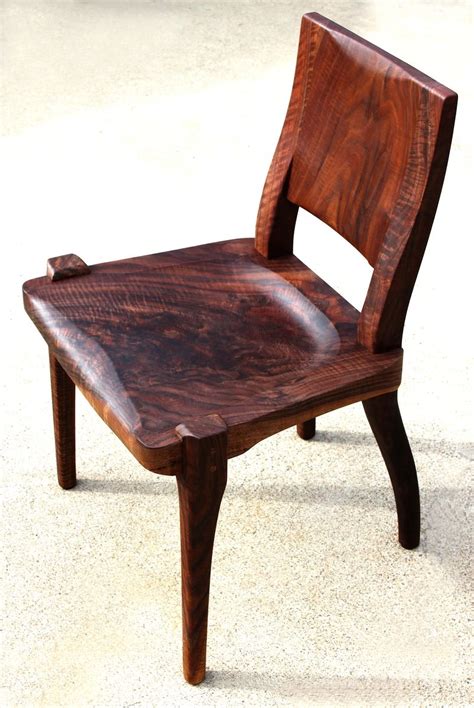 Modern dining & side chairs. Hand Made Modern Dining Chair, Claro Walnut Figured by ...