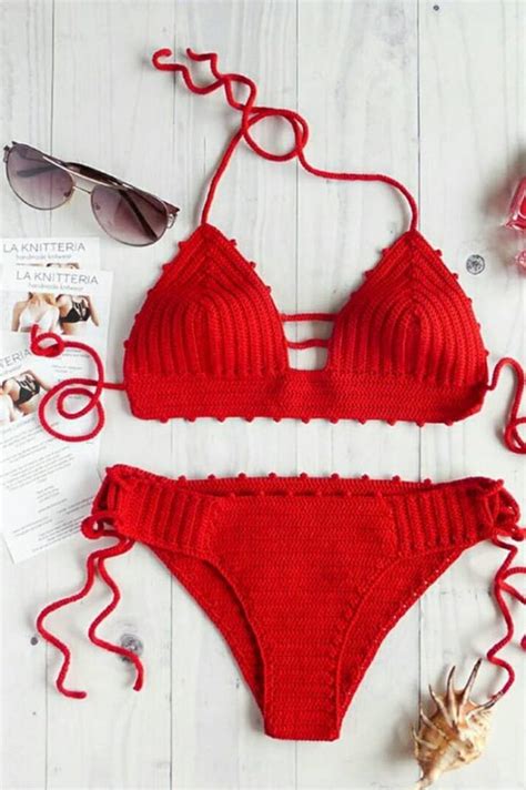 Crochet Swimsuit 30 Beautiful Beach Knitted Swimsuit Patterns You Must