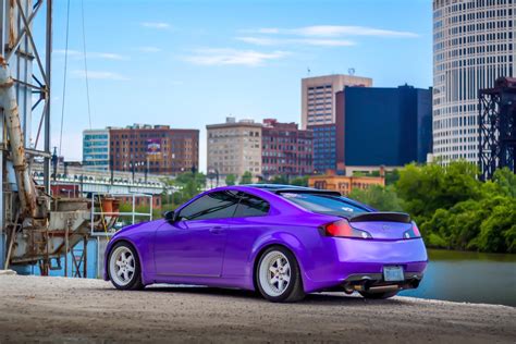 G35 Coupe W Amethyst Wrap Nissan