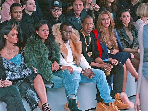 New York Fashion Week Fall 15 Celebrities In The Front Row Rihanna Beyonce Kate Hudson