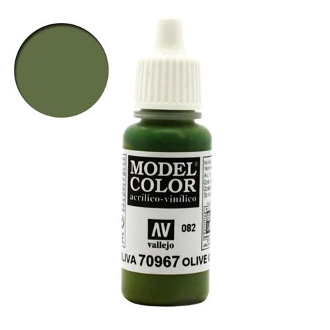 Vallejo Model Color Acrylic Olive Green 70967