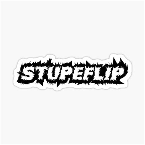 Stupeflip Logo White Sticker For Sale By Dumontbast Redbubble