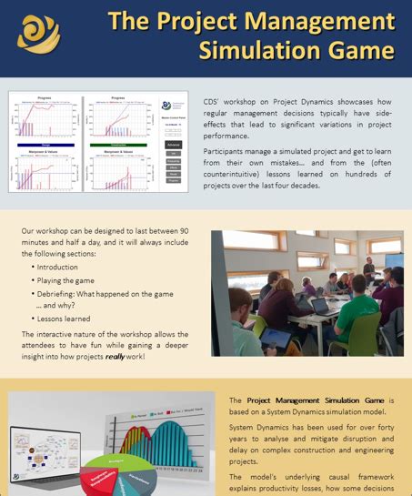 Project Management Simulation Game Construction Dynamics Solutions