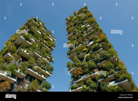 Milan Italy September 26th 2018vertical Forest Of Milan The Most