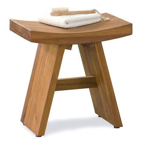This shower stool is made from solid teak wood that gives it an elegant and stylish look. Outdoor Revival