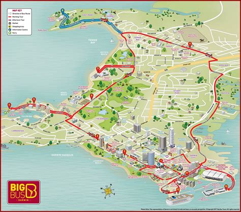 Sydney Hop On Hop Off Bus Route Map