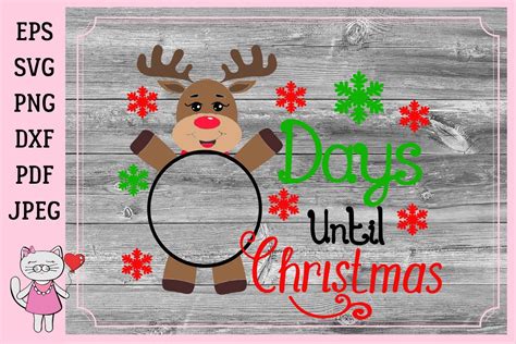 Days Until Christmas Svg Christmas Countdown By Magic